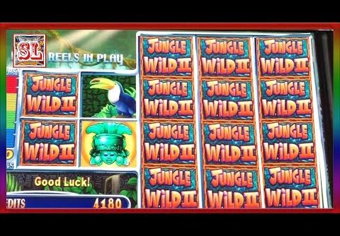 ** JACKPOT HANDPAY on CLASSIC WMS GAME ** JUNGLE WILD II ** SLOT LOVER **