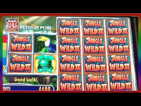 ** JACKPOT HANDPAY on CLASSIC WMS GAME ** JUNGLE WILD II ** SLOT LOVER **