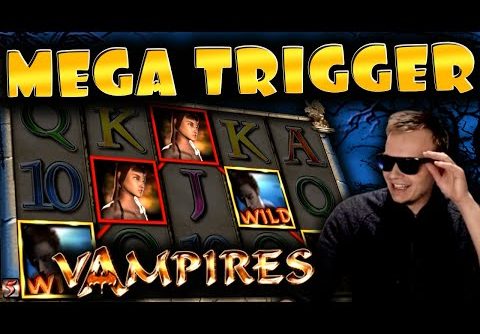 HUGE WIN And BONUS on Vampires!! – Merkur Slot!