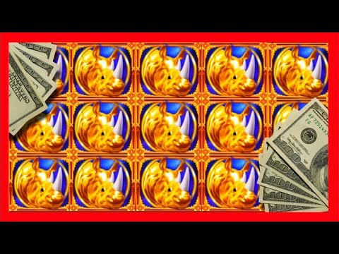 HUGE WIN!!! LIVE PLAY and Bonuses on Rhino Charge Slot Machine