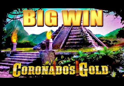 CORONADOS GOLD SLOT MACHINE BONUS BIG WIN Wms Slots