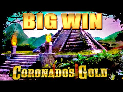 CORONADOS GOLD SLOT MACHINE BONUS BIG WIN Wms Slots