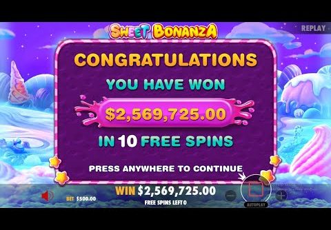 WORLD RECORD $2,5 MILLION SWEET BONANZA WIN ($50K BONUS BUY)