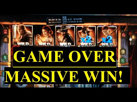 MY BIGGEST WIN EVER!!! DEAD OR ALIVE 2 ONLINE SLOT MASSIVE ONCE IN A LIFETIME BONUS!!!