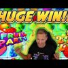 HUGE WIN! FRUIT PARTY BIG WIN – BONUS BUY ON CASINO Slot from CasinoDaddy