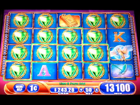 Wicked Beauty *MEGA* BIG WIN! Diamond Wilds Line Hit WMS Slot Machine