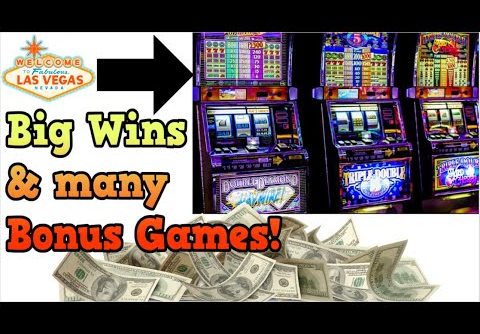 Big Wins & Lots of Bonus Games Compilation on Las Vegas Slot Machines