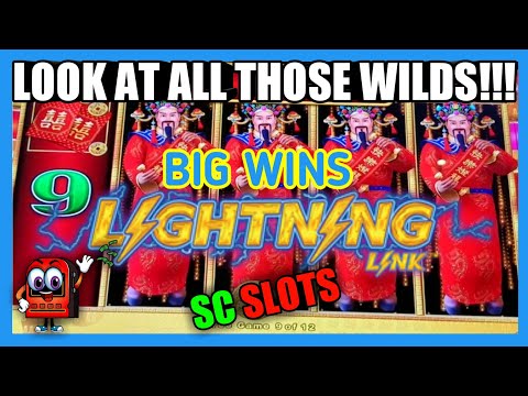 Casino Video Slot Machine Bonus Big Wins (Lightning Link) – SC Slots