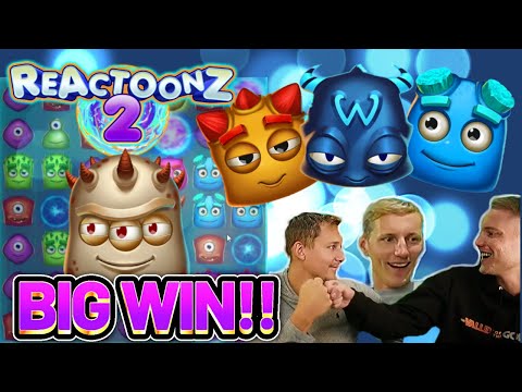 BIG WIN! REACTOONZ 2 BIG WIN – €10 BET ON CASINO Slot from CasinoDaddys LIVE STREAM