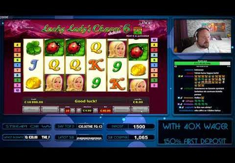 Big Bet! Double Bonus! Super Big Wins From Lucky Lady’s Charm 6