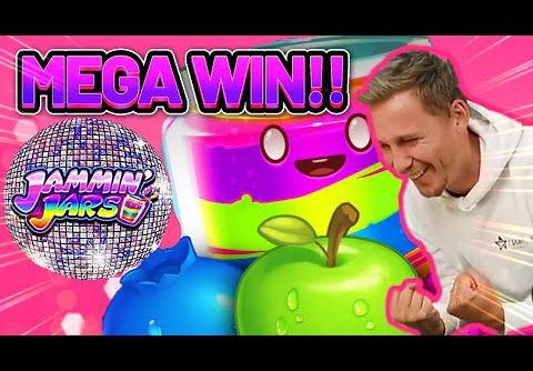 MEGA WIN! JAMMIN JARS BIG WIN – €4 bet on Casino Slot from CASINODADDY