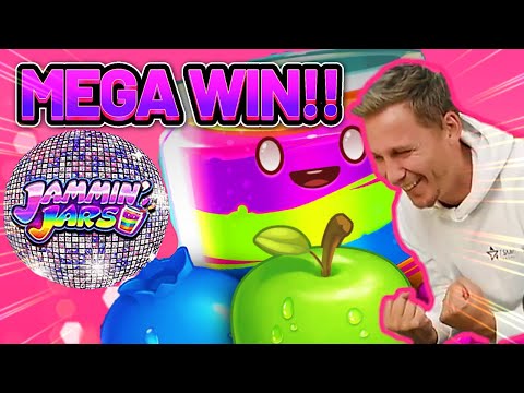 MEGA WIN! JAMMIN JARS BIG WIN – €4 bet on Casino Slot from CASINODADDY