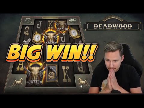 BIG WIN! DEADWOOD BIG WIN –  Casino slot from CasinoDaddy live stream