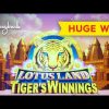 HUGE WIN RETRIGGER! Lotus Land Tiger’s Winnings Slot – SO UNEXPECTED, SO AWESOME!