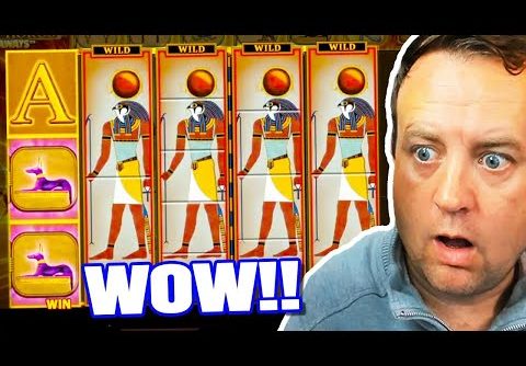 *INSANE* BIG WIN on Eye Of Horus Slot (VERY RARE)