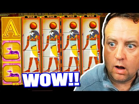 *INSANE* BIG WIN on Eye Of Horus Slot (VERY RARE)