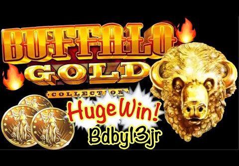 BUFFALO GOLD SLOT MACHINE 🔥 HUGE WIN!! THE CHASE CONTINUES