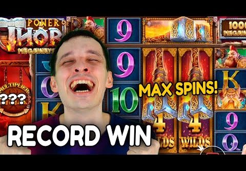 MY RECORD WIN on POWER OF THOR MEGAWAYS – Biggest Bonus Buy Slot Wins