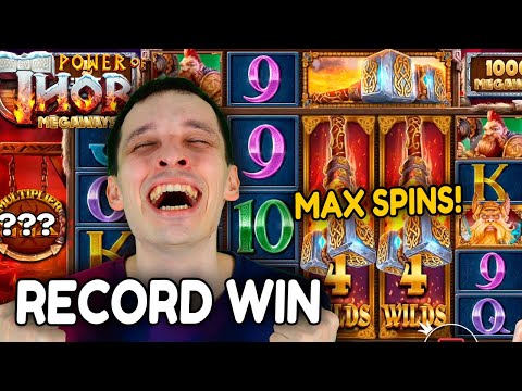 MY RECORD WIN on POWER OF THOR MEGAWAYS – Biggest Bonus Buy Slot Wins