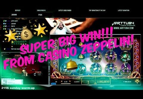 Super Big Win From Cazino Zeppelin Slot!!