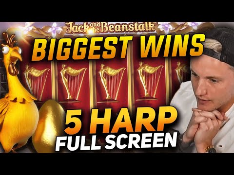 TOP 5 BIGGEST WINS in “Jack and the Beanstalk” Classic Slot | Online Casino Big Win