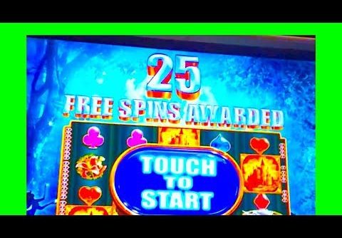 MEGA BIG WIN!!! RE-TRIGGERS! MYSTICAL UNICORN WMS SLOT MACHINE!