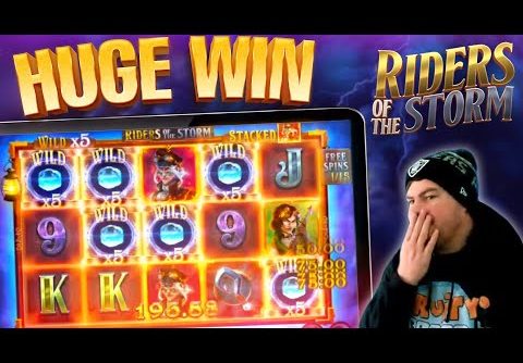 HUGE WIN! Riders Of The Storm Online Slot Delivers AGAIN!! #shorts
