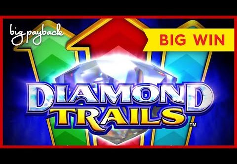 NEW KONAMI! Diamond Trails Ocean Winnings Slot – BIG WIN BONUS!