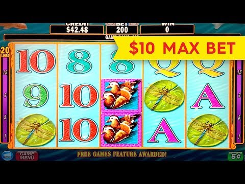 Lotus Flower Slot – $10 Max Bet – BIG WIN BONUS!