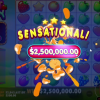 Roshtein Record Win 2.500.000 dollars on Fruit Party Slot