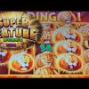 SUPER FEATURE BONUS: Sunset King Slot Machine BONUS BIG WIN by Aristocrat