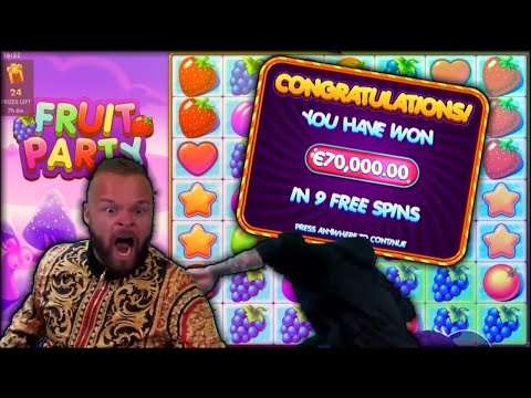 BIGGEST WIN ON FRUIT PARTY SLOT (+100’000€)- ONLINE CASINO BEST OF #37 🔥