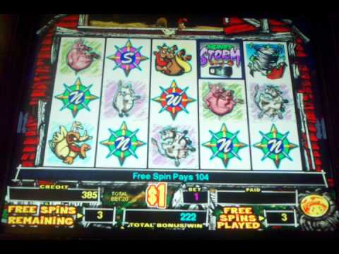 High Limit Money storm bonus round  slot machine MEGA BIG WIN!