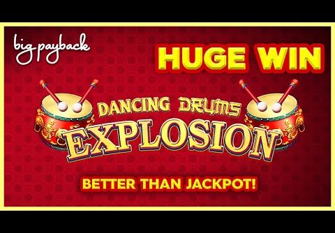 MACHINE ON FIRE! Dancing Drums Explosion Slot – HUGE WIN RETRIGGER!