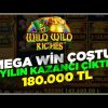 #SLOT | WİLD WİLD RİCHES MEGA WİN ÇOŞTU 180.000 TL GELDİ !!