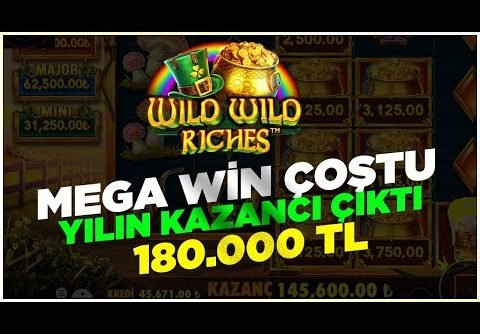 #SLOT | WİLD WİLD RİCHES MEGA WİN ÇOŞTU 180.000 TL GELDİ !!