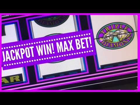 HIGH LIMIT JACKPOT/ TRIPLE DIAMOND SLOT/ MAX BET/ HUGE WIN/ MUCHO DINERO