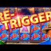 Money Blast BIG WIN BONUS !!!! Re-Trigger on 5c Konami Video Slot