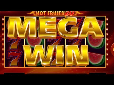 HOT FRUITS 20 MEGA WIN / SLOT MEGA WIN AFTER NICE WIN 💯 TOP
