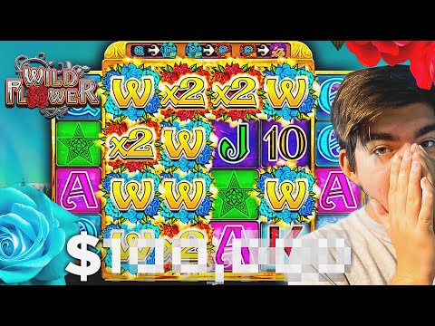 I GOT MY BIGGEST WIN EVER ON THE NEW WILD FLOWER SLOT!