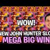 MEGA BIG WIN JOHN HUNTER AND THE MAYAN GODS NEW SLOT