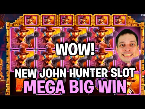 MEGA BIG WIN JOHN HUNTER AND THE MAYAN GODS NEW SLOT
