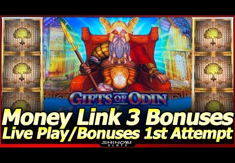 Money Link Riches of Odin Slot Machine – Live Play and 3 Bonuses in my First Attempt