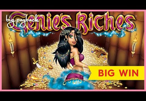 BIG WIN, LOVED IT! Genie’s Riches Slot – VERY NICE BONUS!