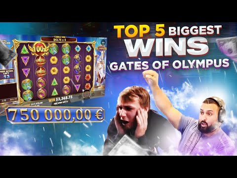 RECORD WIN €750 000 on GATES OF OLYMPUS slot – TOP 5 Biggest Wins – Part 3