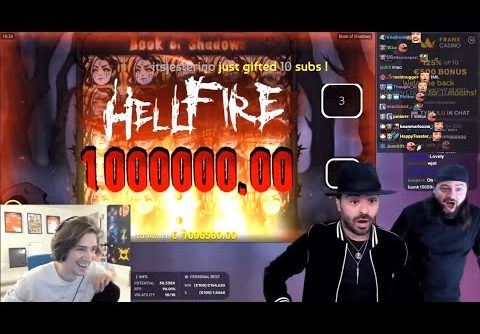 xQc reacts to Jackpot Slot Gamble games win 400k and 1million REAL Dollars (with TrainWrecksTV)