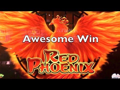 RED PHOENIX – 3x Bonus – Live Play With Very Big Win – Bally Slot Machine Pokie 레드 피닉스 슬롯 머신