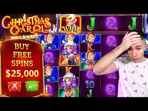 $25,000 Christmas Carol Megaways Bonus Buy and I go MYSTERY SPINS (25K SUB SPECIAL #16) 🎅