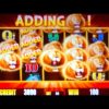 ++ NEW Aristocrat’s Sunset King slot machine – Super Feature Bonus, Big Win