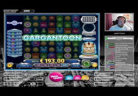 Gargatoon Does It Again!! Super Big Win From Reactoonz!!